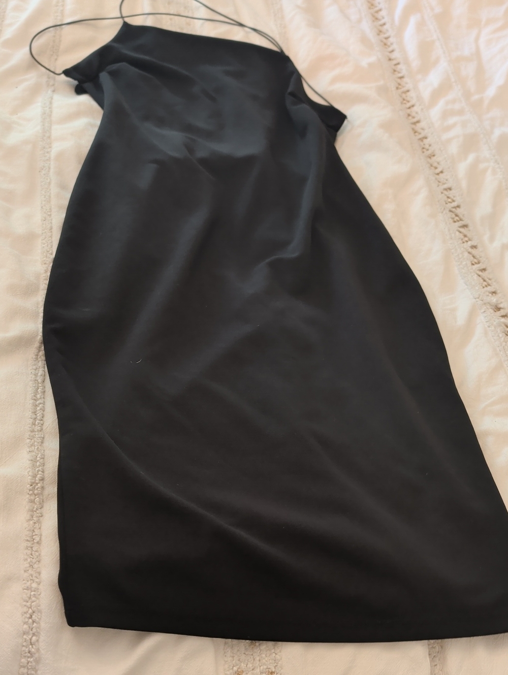 Little Black Dress with Spaghetti Straps